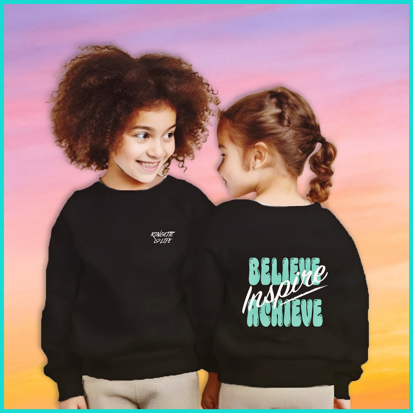 Ringette Life B.A.I. Crewneck - Kids