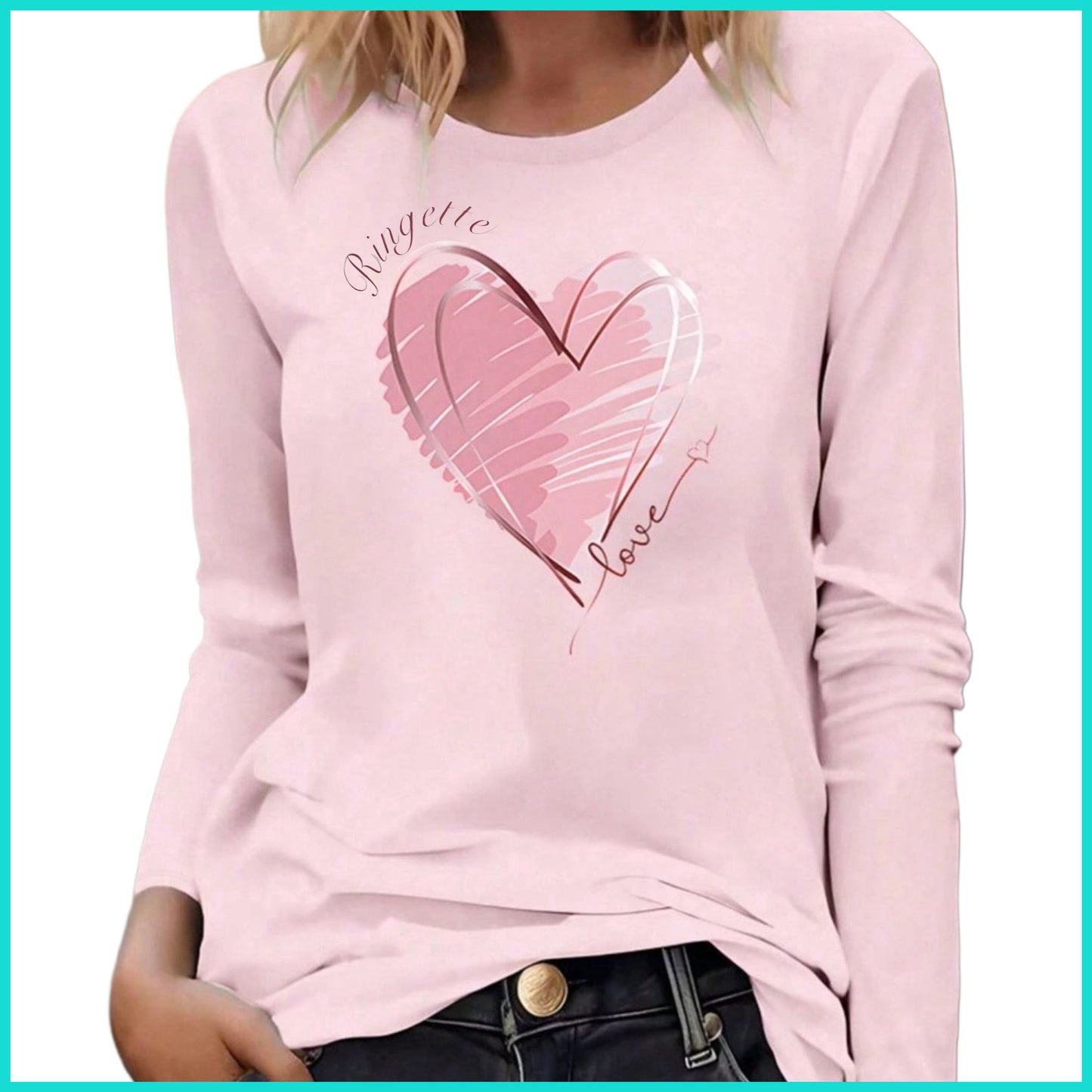 Ringette Love Long Sleeve Shirt