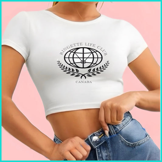 Ringette Life Club Crop Top